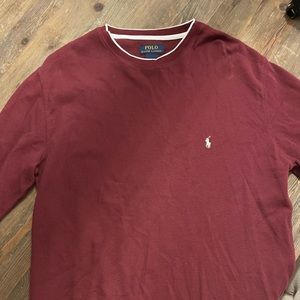 Polo by Ralph Lauren maroon thermal XL mens